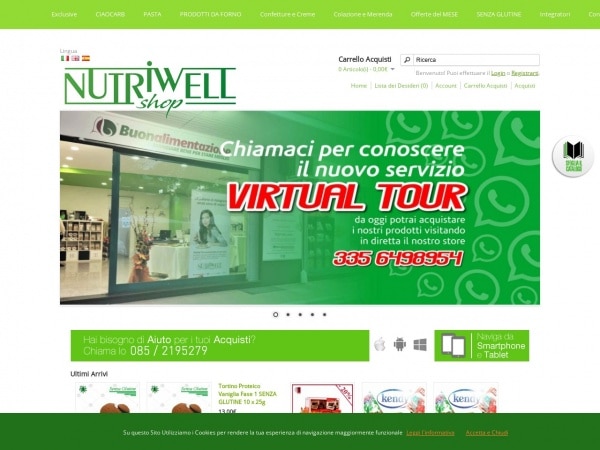 Nutriwell Shop, Dimagrisci Mangiando