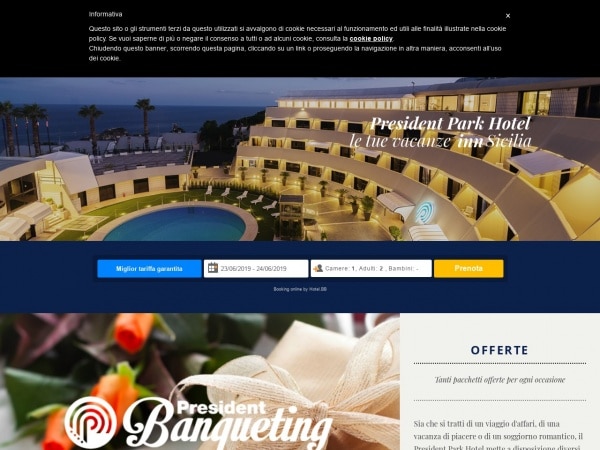 President Park Hotel | Hotel 4 stelle Aci Castello | Hotel 4 stelle Catania