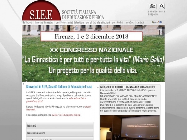 Società Italiana di Educazione Fisica (SIEF)