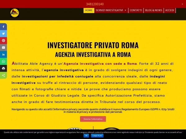 Investigatore privato Roma
