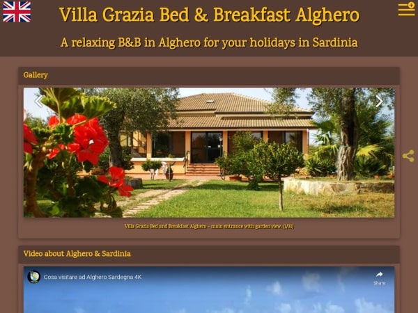 Villa Grazia Bed and Breakfast Alghero Sardegna